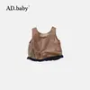 2025 Huzhou Zhili Ropa Infantil Verano Nueva Moda Niñas Ropa Infantil Ropa de Verano Chaleco sin Mangas Coreano Camisa Camisa de Verano