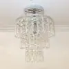 Lámpara de Techo Pequeña de Cristal Forma Redonda para Dormitorio, Vestíbulo, Pasillo, Pasillo, Accesorios de Iluminación Mini Minimalistas Modernos Fabricante Venta al por Mayor