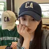 Gorra de Béisbol para Mujer con Visera Curva, Bordado de Letras Estilo Coreano, Gorra de Pico para Hombre, Sombrero Solar para Protección Solar al Aire Libre en Primavera y Verano