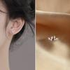 Pendientes de plata de ley 925 para mujer, diseño de nicho, sencillos y modernos, de alta calidad, al por mayor, 2023