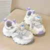 Zapatos para Niñas 2026 Nuevos Tenis de Primavera para Niños Cordones de Niña Zapatos de Papá Princesa Modelo Popular Suela Suave para Correr