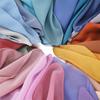 AliExpress Internacional Novo Lenço de Baotou Feminino de Primavera Lenço Quadrado Monocromático de Chiffon Lenço Quadrado Malaio uma geração de cabelo