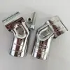 Conectores de Tubo Lean, Diámetro Exterior 28 mm Tubo de Varilla de Alambre Componentes sin Soldadura, Color Acero Inoxidable Accesorios Cromados Conexión Sujetadores