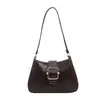 Bolsa pequena quadrada texturizada popular deste ano para mulheres, Moda Outono 2026 Novo Estilo Bolsa de Ombro Quadrada Pinça Bolsa para Ombro para o Trabalho