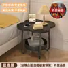 Mesa auxiliar estilo crema para sala de estar en casa mesa de centro pequeña al lado del sofá mesa pequeña estante de almacenamiento simple mesita de noche de hierro forjado