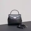 Bolso de axila de moda con diseño de nicho estilo francés para mujer, nuevo modelo 2026, bolso cruzado de piel de vaca, bolso de mano de un solo hombro de color liso para mujer