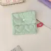 410121 Bolsa Sanitária Acolchoada Cor Doce Bolsa de Armazenamento Mini Portátil Absorvente Moedeiro