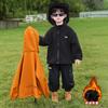 Chaqueta para niños Chaqueta Tres en Uno 2025 Nuevo Niños Primavera y Otoño Guapo con Capucha Cortavientos Top Tops