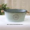 Huaxia Release-Balde Viejo de Lata Retro Cubo para Flores Maceta Aspersores para Flores Adornos Decorativos Comestibles