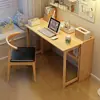 Escritorio Plegable de Madera Maciza Estudiante Hogar Dormitorio Apartamento Pequeño Sencillo Escritorio de Escritura Escritorio de Estudio Oficina Escritorio para Computadora