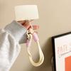 Cuerda Trenzada Corta de Color a Juego Ins para Teléfono Móvil Colgante de Cámara CCD Colgante de Mano Pulseras para Hombres y Mujeres Hebilla Doble