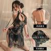 Ropa interior sexy, sexy, caliente, encaje hueco, tentación, pasión, cheongsam, uniforme antiguo, cama gratis, traje de 1961
