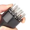 Martillo para Bistec de Acero Inoxidable Transfronterizo Ablandador de Carne Ablandador de Carne Casero Perforador Rompe Tendones Martillo para Carne Aguja para Carne