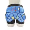 Calça de Proteção para Quadril de Esqui Infantil Anti-Queda Patinação Patins de Rodas Joelheiras para Meninos e Meninas Esponja Absorvente de Choque Velcro Equipamento de Proteção Esportiva