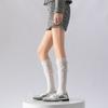 Calcetines largos de tubo con lazo estilo ballet para niña, primavera y otoño, estilo universitario, estilo Lolita JK, calcetines de algodón para niña