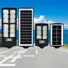 Luz Solar Integrada Transfronteriza para Calle Exterior Impermeable Luz de Jardín Iluminación por Inducción de Cuerpo Humano Luz de Calle Rural de Alto Brillo