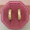 Aretes de Zirconia con un Toque de Lujo Ligero y de Alta Gama, Adecuados para Ventas en Vivo de Comercio Exterior, Venta al por Mayor Exagerada y como Regalo para tu Amante E5978