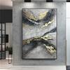 Pintura abstracta sobre lienzo de alta calidad textura gruesa Arte de pared dorado grande moderno sala de estar porche núcleo de pintura decorativa