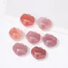 Acessórios de Pingente de Contas de Maçã Raposa de Ágata Yanyuan DIY Acessórios de Trançado para Pulseira de Cauda de Peixe Borboleta Colar Joias