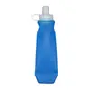 Equipo Deportivo al Aire Libre Transfronterizo, Botella de Agua Suave Portátil para Ciclismo, Botella de Agua de Diámetro Grande de TPU para Montañismo y Carrera, Exprimidora y Plegable