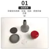 Concha atômica HA Concha vermelho-cinza combinando material de vedação com almofada fotossensível de 7 mm de espessura Carimbo redondo HA vermelho-cinza