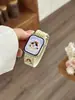 Correa de Reloj Magnética Tejida Oficial Curly Cat para Apple Watch iWatch 12ª/11ª/10ª Generación
