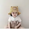Chapéu de Sol Infantil com Aba Larga, Chapéu de Sol de Verão para Meninos, Chapéu de Praia para Meninas, Chapéu de Pescador para Bebê, Chapéu de Palha para Bebê