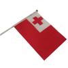 Bandera de Tonga bandera de mano bandera de ondeo manual bandera de poliéster de doble cara impresión bandera mástil de plástico fábrica directa venta al por mayor se puede muestrear