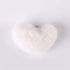Pelota de Peluche Corazón de Melocotón Creativa Material Hecho a Mano para Bricolaje Pelota de Peluche de Imitación Bolsa para Llaves Accesorios de Joyería Colgante de Peluche con Forma de Corazón