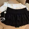 Falda de Pastel Esponjosa de Múltiples Capas Estilo Ballet Dulce para Mujer, Nuevo Estilo de Verano, Falda Corta de Línea A con Cintura Elástica para Figuras Pequeñas