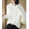 Sudadera con Capucha Casual para Mujer, Suéter con Capucha para Primavera y Otoño, Sudadera Capa Base, Tejido de Punto Nuevo Talla Grande 2026