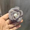 Corea del Sur Dongdaemun Malla Flor Organza Super Hada Perla Encaje Lazo Flor para Zapato Decoración Avanzada de Ballet