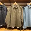 Chamarra tipo camisa de mezclilla holgada/manga larga producto lavado camisa de colaboración para mujer primavera/otoño 2026 492123