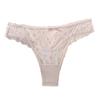 Tanga Sexy Personalizada de Exportación para Mujer con Encaje Encaje Entrepierna de Algodón Puro Diseño Cut Out Tanga Triángulo para Mujer