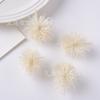 Planta de simulación plástico accesorios de planta acuática bola de púas de erizo de mar redonda flor de simulación hecha a mano DIY decorativo plástico diez centavos