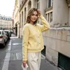 Cárdigan suéter de piel sintética de visón suave y esponjoso para primavera y otoño, top de punto elegante y único para mujer, prenda exterior casual