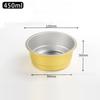Empaque desechable para catering para llevar y caja selladora cadena de frío empaque prefabricado de verduras caja de aluminio dorado de alta gama lonchera de papel de estaño
