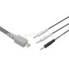 Fio Eletrodo Conexão Especial Fio de Conexão Especial para Patch de Fisioterapia Android Micro5P OEM Um para Três 2.0 Linha de Fisioterapia