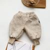 Calças Longas para Meninos e Meninas Primavera e Outono Calças Casuais para Bebês e Crianças Jeans Esportivo de Malha Tendência