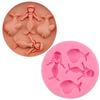 Nuevo Molde de Silicona para Pastel de Sirena Ballena de Venta Caliente DIY Doblar Azúcar Decoración de Chocolate Herramientas para Hornear H3021