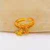 Éxito al Alcance de Tus Dedos~ Lujo Ligero Moda Zodiaco Anillo de Moneda de Caballo Chapado en Oro, Accesorio de Anillo Versátil Artístico y Exquisito
