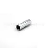 Tornillo antirrobo para llanta de coche Hexágono interior Exterior de Siete ángulos Llanta de 6 flores Llanta de rueda Llave especial Socket Herramienta de llave