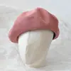 Nuevos Sombreros de Estilo Coreano para Mujer de Verano al por Mayor, Gorros de Pintor Finos y Transpirables de Alta Calidad, Boinas de Punto de Lino para Primavera y Verano