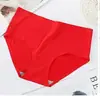 Calcinhas Femininas Seamless de Seda de Gelo de Cintura Média Transfronteiriças, Calcinhas Respiráveis de Secagem Rápida Plus Size