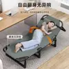 Cama Dobrável para Cochilo no Escritório, Cama de Solteiro, Pequena Cama Simples para Companhia, Cama Portátil para Acampamento ao Ar Livre, Poltrona Reclinável Estação de Trabalho para Cochilo