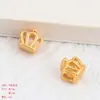 2022 Novo Vietnã Coroa Dourada Acessórios DIY Laço Morango Pulseira Adorno de Cabeça Material Acessórios de Joias Lote