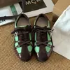Novos Tênis de Treino Retro Alemão 2026 para Mulheres, Couro Genuíno, Respirável, Sapatos Casuais Esportivos de Solado Plano Versáteis, Sapatos de Solado Plano Estilo Coreano
