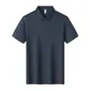 Camisas Polo de Alta Gama para Hombre y Mujer Verano 2026 Nuevo Estilo Sencillas y Versátiles Camisetas Casual de Negocios de Manga Corta de Seda de Hielo con Cuello
