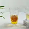 Vaso de Vidrio Martillado Estilo Japonés, Transparente y Estéticamente Agradable, Adecuado para Beber Agua, Jugo, Leche, Cerveza y Whisky