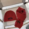 Conjunto de Chapéu e Cachecol Infantil Inverno Lã Chapéu de Tricô Aconchegante e Quente Chapéu de Pulôver Elegante à Prova de Vento para Meninos e Meninas